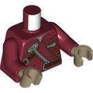 LEGO Dunkelrot Baby Groot Minifig Torso (973 / 76382)