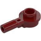 LEGO Donkerrood Staaf 1 met Plaat 1 x 1 Rond (32828)