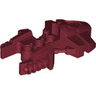 LEGO Dark Red Bionicle Armor / Foot 4 x 7 x 2 (50919)