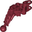 LEGO Rouge foncé Bionicle Toa Bras / Jambe avec Joint, Balle Cup, et Ridges (60900)