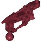LEGO Dark Red Bionicle Toa Arm / Leg with Joint, Ball Cup, and Spike (50922)