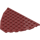 LEGO Donkerrood Boat Bow Plaat 12 x 8 (47405)