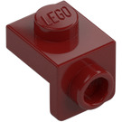 LEGO Rouge Foncé Support 1 x 1 avec 1 x 1 assiette Vers le bas (36841)