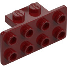 LEGO Rojo oscuro Soporte 1 x 2 - 2 x 4 (21731 / 93274)