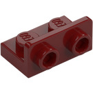 LEGO Donkerrood Beugel 1 x 2 met 1 x 2 Omhoog (99780)