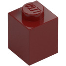 LEGO Rosso scuro Mattoncino 1 x 1 (3005 / 30071)