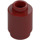 LEGO Dark Red Brick 1 x 1 Round with Open Stud (3062)
