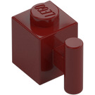 LEGO Dark Red Brick 1 x 1 with Handle (2921 / 28917)