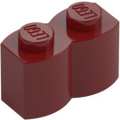 LEGO Rojo oscuro Ladrillo 1 x 2 Log (30136)