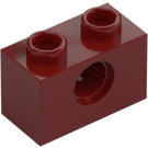 LEGO Rouge Foncé Brique 1 x 2 avec Trou (3700)