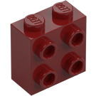 LEGO Dunkelrot Stein 1 x 2 x 1.6 mit Noppen auf Ein(e) Seite (1939 / 22885)