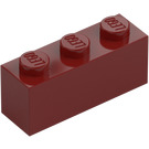 LEGO Tmavě červená Kostka 1 x 3 (3622 / 45505)