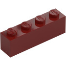 LEGO Rojo oscuro Ladrillo 1 x 4 (3010 / 6146)