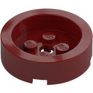 LEGO Rouge Foncé Brique 4 x 4 Rond avec Recessed Centre (68325)