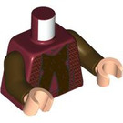 LEGO Rouge foncé Chancellor Palpatine Minifig Torse (973 / 76382)