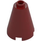 LEGO Dark Red Cone 2 x 2 x 2 (Open Stud) (3942 / 14918)