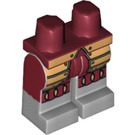 LEGO Dunkelrot Conquistador Minifigure Hüften und Beine (3815 / 10860)