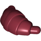 LEGO Dark Red Croissant with Rounded Ends (33125)