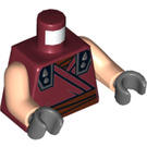LEGO Donkerrood Dark Ninja Torso (973 / 76382)