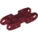 LEGO Dark Red Double Ball Connector 5 with Vents (47296 / 61053)