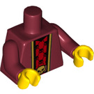 LEGO Rouge foncé Evil Wizard Minifig Torse (973 / 88585)
