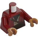 LEGO Rouge Foncé Ezra Bridger avec Rouge Foncé Robe Minifigurine Torse (973)