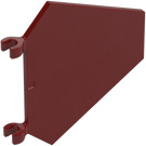 LEGO Dark Red Flag 5 x 6 Hexagonal with Thick Clips (17979 / 53913)