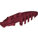 LEGO Dark Red Foot with Pin Holes 2 x 7 x 1.5 (50858)