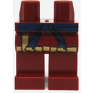 LEGO Dark Red Future Nya Minifigure Hips and Legs (3815)