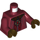 LEGO Rouge foncé Godric Gryffindor Minifig Torse (973 / 76382)