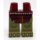 LEGO Donkerrood Heupen en benen Orc (73200 / 100982)