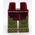 LEGO Donkerrood Heupen en benen Orc (73200)