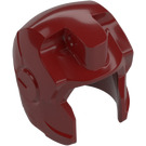 LEGO Donkerrood Iron Man Helm met Open Gezicht en Top Scharnier (80429)