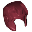 LEGO Dark Red Iron Man Helmet with Open Face and Top Hinge (80429)