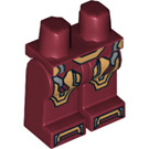 LEGO Rouge foncé Iron Man Mark 42 Armor Jambes (3815 / 14624)