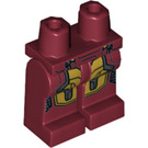 LEGO Dunkelrot Iron Mann Mark 43 Rüstung Minifigur Hüften und Beine (3815 / 38665)