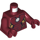 LEGO Dark Red Iron Man Mark 7 Torso (973 / 76382)