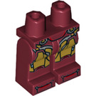 LEGO Donkerrood Iron Man Minifigure Heupen en benen (3815 / 55294)