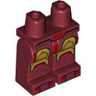 LEGO Ciemno czerwony Iron Człowiek Minifigurka Biodra i nogi (3815 / 78983)