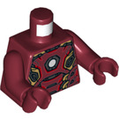 LEGO Rouge foncé Iron Man Mk 45 armour Minifig Torse (973 / 76382)
