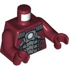LEGO Dark Red Iron Man Mk 5 Minifig Torso (76382)