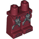 LEGO Dunkelrot Iron Man Mk 5 Minifigure Hüften und Beine (3815 / 46044)