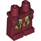 LEGO Rouge foncé Iron Man MK43 Minifigure Hanches et jambes (3815 / 20945)