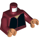 LEGO Dark Red Jafar Minifig Torso (973 / 76382)