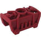 LEGO Donkerrood Knee Pantser 2 x 3 x 1.5 (47299)