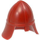 LEGO Dark Red Knights Helmet with Neck Protector (3844 / 15606)
