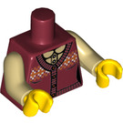 LEGO Dunkelrot Librarian Torso (973 / 88585)