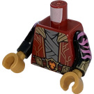 LEGO Dunkelrot Lord Ras Torso (973 / 76382)