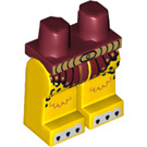 LEGO Rouge foncé Lundor (70141) Minifigure Hanches et jambes (3815 / 17639)