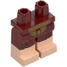 LEGO Dark Red Minifigure Hips and Legs with Decoration